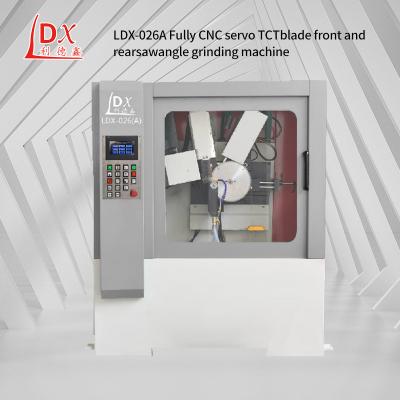 China LDX-026A Servo de la hoja de la sierra de carburo delantera y trasera de la máquina de rectificación de ángulo Lidexin de investigación y desarrollo profesional en venta