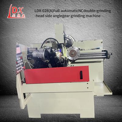 China LDX-028A Grote CNC legering zaagblad Dubbele slijpkop zijkanthoekversnellingsmachine Te koop