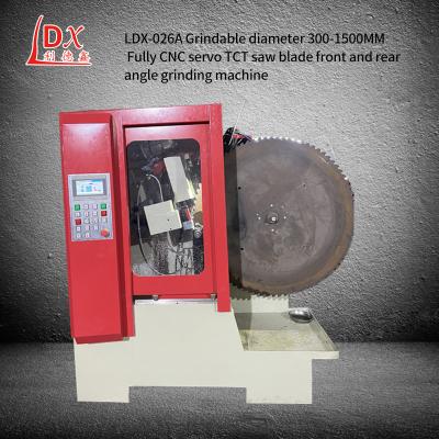 China LDX-026A Servo Feed Large TCT Saw Blade Front And Rear Angle Grinding Machine for sale