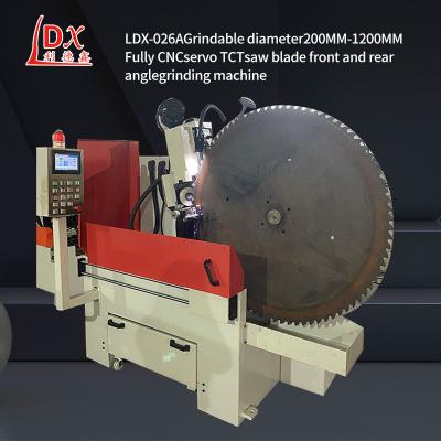 China LDX-026A Servo-Zufuhr voll CNC Rundsäge Blatt vordere und hintere Winkel schärfende Maschine zu verkaufen