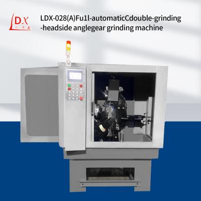 China LDX-028A Servo Full CNC Circular Saw Blade Double Grinding Head Side Angle Grinding Machine Manufacturer for sale