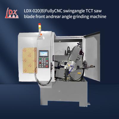 China LDX-020B Full CNC Servo Feed Saw Blade Front And Rear Angle Grinding Machine en venta