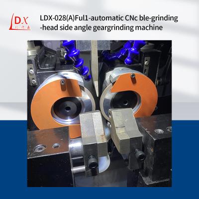 China LDX-028A High Precision Servo Full CNC Circular Saw Blade Double Grinding Head Side Angle Grinding Machine Te koop