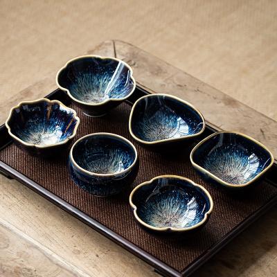 China Creative home viable Japanese&korea style tea cup coffee tea cup ceramic cups steam change ceramic cups and saucers Bulk 72 pcs (L size for sale