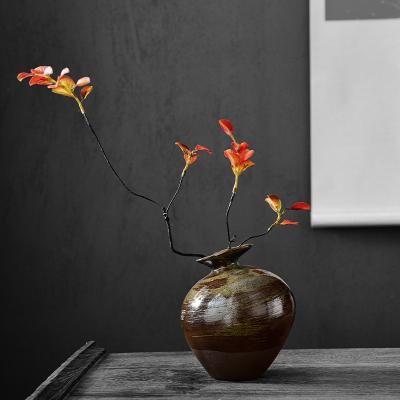 China CLASSIC Japanese Antique Vase To Zen Flower Vase Mold Ornaments Home Furnishings With Dry Flowers Living Room for sale