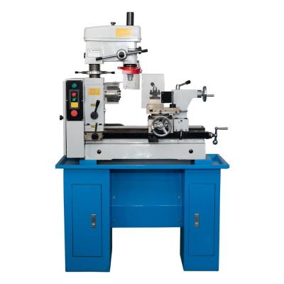 China Building Material Shops HQ400-3A Mini Hobby Universal Lathe Machine Small Shop 3-In-1 Combination for sale