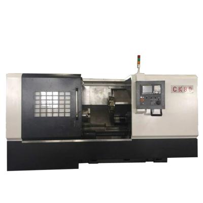 China Material Processing Grade CK80 Bed Metal Machining Horizontal CNC Lathe Machine for sale