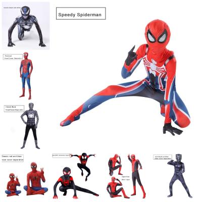 China Myers Clothes Expedition Tights Halloween Party Spider-Man One Piece Halloween Costume Adult Children Fancy Dress Costume for sale