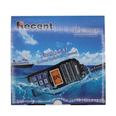 China Recents-35Intercom IP67 Portable Two Way Waterproof VHF Intercom Ocean Channel Radio Floating Weather Warning Remote 1200mAh for sale