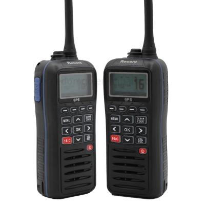 China Wholesale Newest Built-in Waterproof Portable RS-38M Marine VHF Radio Gps Dsc Walkie Talkie Remote Control Manufacturers 1500mAh (DC 7.4V) for sale