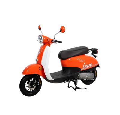 China Front: Disc brake; Rear:Drum brake factory supply pedal motorcycle 125CC direct wholesale adult two series tour red small gas scooter for sale