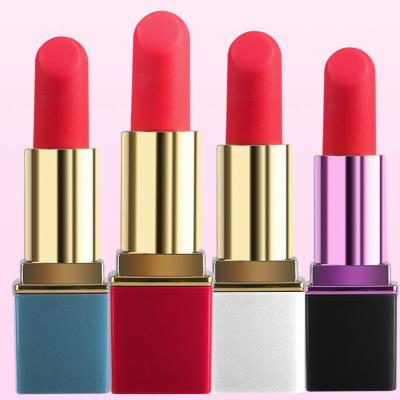 China 10 Frequency Vibration Mini Vibration Lipstick Vibrator Female Bullet Massage Nipple Massage Clitoris Stimulator Product Intimacy Sex 10 Modes Erotic Toys for sale