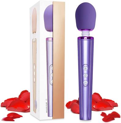 China Rechargeable 6 Speeds 6 Speeds AV Frequency 10 Mode Massaging Sexy Magic Wand Personal Massage Vibrator Waterproof Handheld Sex Toys for Men and Women for sale