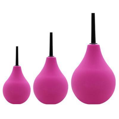 China Hot Selling Soft And Odorless Soft And Odorless Silicone Shower Bottle DIY Anal Vaginal Cleaning Kit Enema for sale