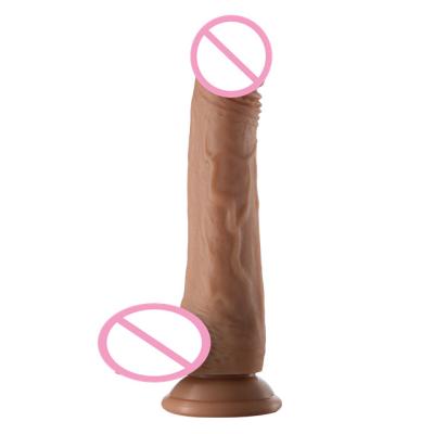 China Real Real Liquid Feeling Soft Feeling Silicone Dildo For Male Masturbating Anal Realistic Dildos For Women Vaginal Insertion Body Safe Sex Toy For Men Toy for sale