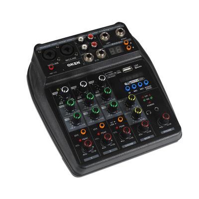 China Professional Na Small Usb Audio Interface USB Interface Mixer Console for sale