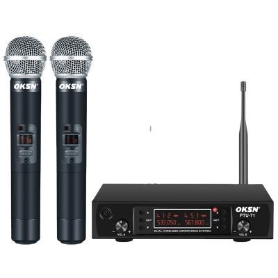 China Handheld Microphone Good Quality Hot Selling Church Wedding Microphone Wireless Wireless System for sale