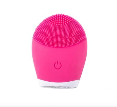 China Electric Sonic Facial Facial Pore Brush Silicone Vibration Facial Cleansing Beauty Deep Cleansing Waterproof Facial Cleansing Instrument for sale