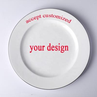 China Viable Customized Customized Ceramic Personalized Logo Mug Coffee Tea Mug Set Porcelain Plate Dish Sets for sale