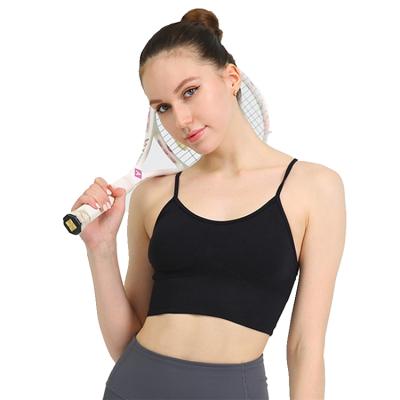 China 2021 new top custom made fitness bra breathable gym logo gym workout sports yoga bra for sale