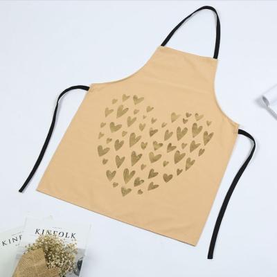 China Apron Cotton Cleaning Love Cooking Ladies Kitchen Cooking Apron Cooking Apron for sale