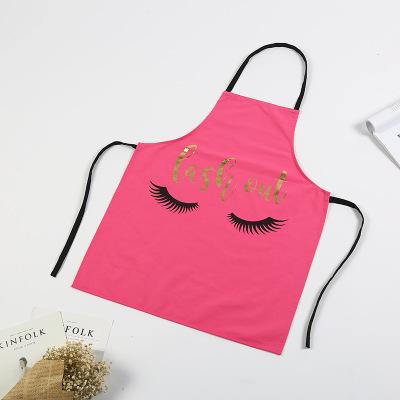 China NEW LISTING Eyes Cleaning Work Aprons Shop Home Kitchen Cooking Tools For Women Cross Back Aprons for sale