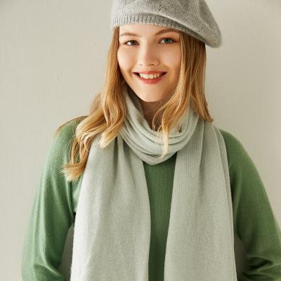 China MENCA Women's Long Scarf 100% Goat Cashmere Knitted Scarves 180x45cm Soft Warm Long Scarf Free Shipping for sale