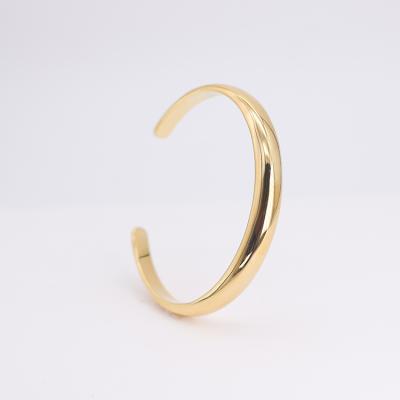 China Simple Vintage Adjustable Simple Metal Style Gold Bracelets And Bangles Retro for sale