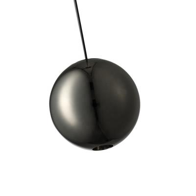 China New Modern Modern Design Black Aluminum Ball Chandelier For Living Room Bedroom for sale