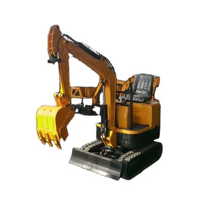 China Hotels Chinese 1 Ton Hydraulic Crawler Excavator Factory Mini Joystick Excavator for sale