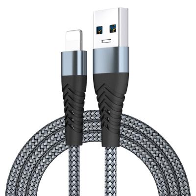 China Wholesale Best Quality Nylon Cell Phone Cable 3ft 6ft USB Charging Cables 10ft Data Cable, For Apple iPhone Charger for sale