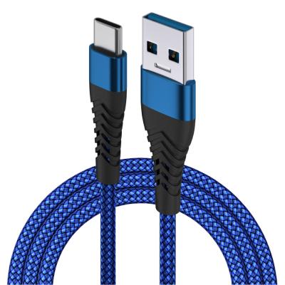 China MP3/MP4 Player or Samsung Galaxy In Type C Cable Mobile Phone Cables Fast USB C Charging 3FT 6FT 10FT Braided Power Cord Phone Charger Cord for sale