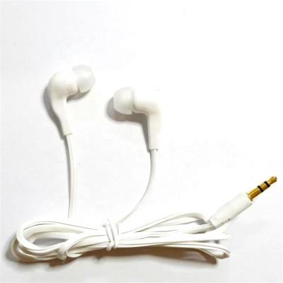 China In-Ear Universal Price Flat Wire Cheap In-Ear Wired Disposable Earphone For Promotion for sale