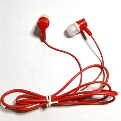 China hot new promotion style 3.5mm red black In-ear aviation earphone wired noise canceling wired airline earphone for sale