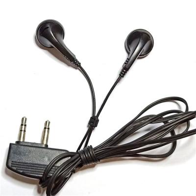 China Disposable In-Ear Aviation 2 Pin Airline Headset With Activity Plug for sale