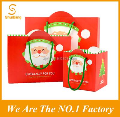 China Large 2016 Recyclable Christmas Gift Bags in Assorted Designs for sale