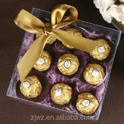 China Recycled Materials Circle Chocolate Packaging Box for sale