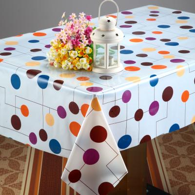 China Oilproof PVC Nonwoven Laminated Printed Tablecloth for sale