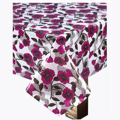 China Oilproof PVC Plastic Clear Table Cover Made in China Yiwu for sale