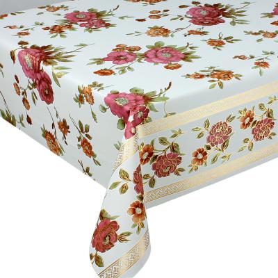 China Wholesale Good Quality Oilproof Banquet Party Roll PVC Plastic Table Cover for sale