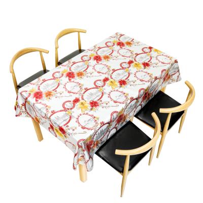 China Cheap Popular Oilproof PVC Tablecloth for sale