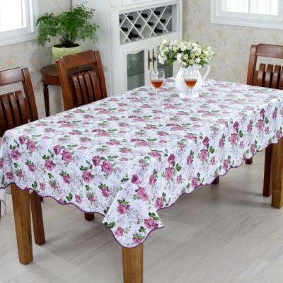 China Oilproof Colorful Patterns Hot Sale Factory Table Cover Table Cloth for sale