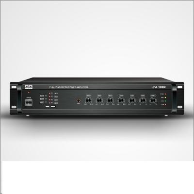 China Hot Sale 60W-1000W Volume Control Individual Amplifier, 4 Zone Mixer Amplifier LPA-100T for sale