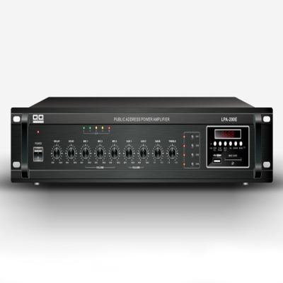 China 4 Zone Mixer Power Amplifier with USB FM PA-150 Remote Control for sale