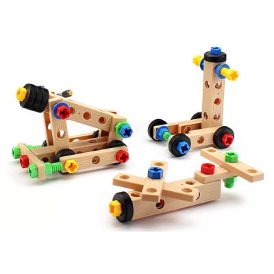 China Early Educational Montessori Block Toys Smart Mechanical Engineering Building Blocks For Children for sale