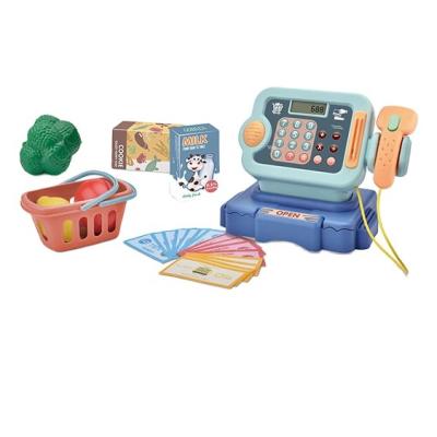 China Diecast Pretend Play Cash Register with Calculator 31 PCS Develops math skills, social skill, and role play for sale