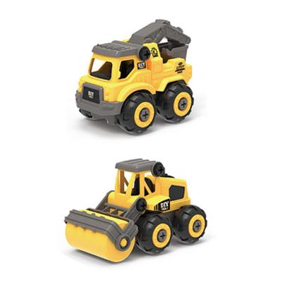 China 2IN1 Toy Assembly Diecast Truck (roadroller and excavator) for sale