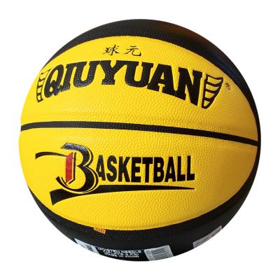 China OEM QIUYAN Training Custom Indoor Outdoor Ball Reasonable Price PU Logo Printing PU Reduced Order Basketball for sale