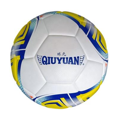 Chine Match.training.promotion Qiuyuan football soccer ball size 5 ball real custom logo thermal pasted OEM acceptable match game soccer ball PU à vendre