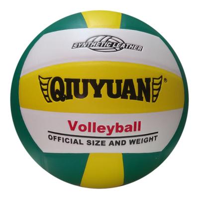 China Training Or Real Game OEM Design PU Thermal Bonded Traditional Laminated Volleyball 18 Panels Logo Customized Volleyball For Training Game Volleyball for sale